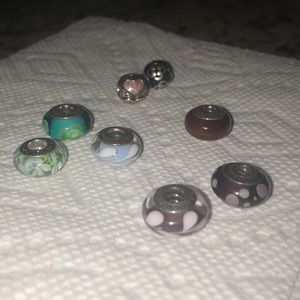Pandora Bracelet Beads - Set of 8